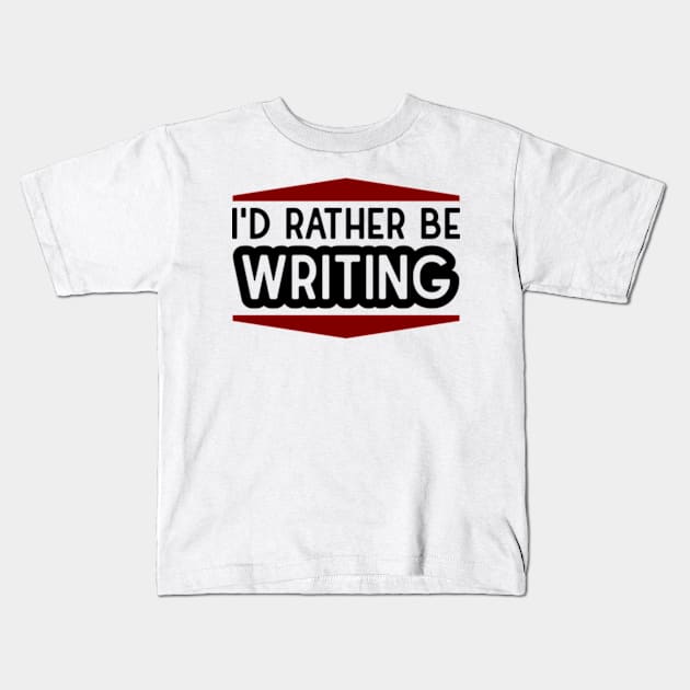 Writing Kids T-Shirt by Hashop